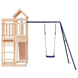 Aire de jeux d'extérieur bois de pin massif 