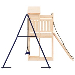 Aire de jeux d'extérieur bois de pin massif 
