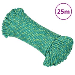 Corde de bateau Vert 3 mm 25 m Polypropylène 