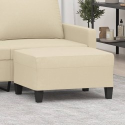 Repose-pied Crème 70x55x41 cm Tissu 