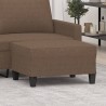 Repose-pied Marron 70x55x41 cm Tissu 