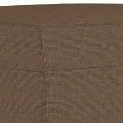 Repose-pied Marron 70x55x41 cm Tissu 