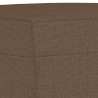 Repose-pied Marron 70x55x41 cm Tissu 