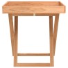 Table à plateau pliante 52x36x56,5 cm Bois massif de noyer 