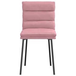 Chaises à manger lot de 4 Rose Velours 