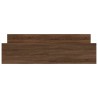 Cadre de lit sans matelas chêne marron 200x200 cm 