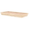 Cadre de lit Bois massif 90x200 cm 
