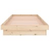 Cadre de lit Bois massif 90x200 cm 