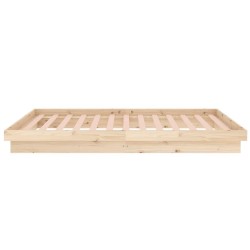 Cadre de lit Bois massif 90x200 cm 
