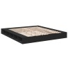 Cadre de lit sans matelas noir 200x200 cm 