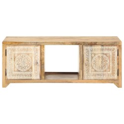 Table basse 90x50x35 cm Bois solide de manguier 