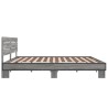 Cadre de lit sans matelas sonoma gris 180x200 cm 