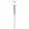 Pieds de table basse en forme de X, 2 pièces, blanc, 70 x (42-43) cm, acier 