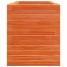 Jardinière cire marron 110x40x46 cm bois de pin massif 