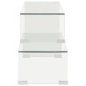 Ensemble de table basse 2 pcs 90x30x20/110x30x40cm Verre trempé 