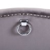 Chaise à manger Gris Velours 