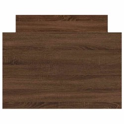 Cadre de lit sans matelas chêne marron 100x200 cm 