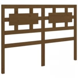 Cadre de lit sans matelas marron miel 200x200 cm bois massif 