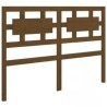 Cadre de lit sans matelas marron miel 200x200 cm bois massif 