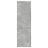 Supports pour plantes 2 pcs gris béton bois d'ingénierie 