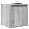 Tables de chevet murales 2 pcs sonoma gris 38x34x40 cm 