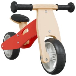 Vélo d'équilibre pour enfants 2-in-1 rouge 