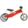Vélo d'équilibre pour enfants 2-in-1 rouge 