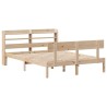 Cadre de lit sans matelas 135x190 cm bois de pin massif 