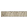 Tapis de cuisine lavable impression de clôture 60x300cm velours 