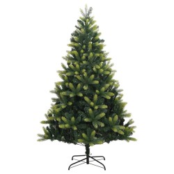 Sapin de Noël artificiel à charnières avec support 240 cm 