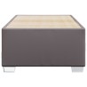 Cadre de lit sans matelas gris 100x200 cm similicuir 