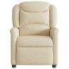 Fauteuil inclinable Crème Tissu 