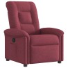 Fauteuil inclinable Rouge bordeaux Tissu 