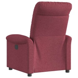 Fauteuil inclinable Rouge bordeaux Tissu 