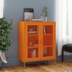 Armoire de rangement Orange 80x35x101,5 cm Acier 