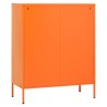Armoire de rangement Orange 80x35x101,5 cm Acier 