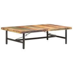 Table basse 142x90x42 cm Bois de récupération massif 