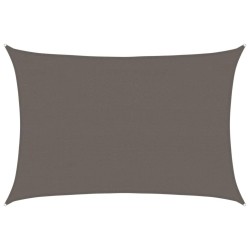 Parasol en PEHD rectangulaire 4 x 6 m Anthracite 