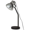 Lampe de bureau 25 W argent vintage 17x17x60 cm E27 
