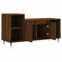 Meuble TV Chêne marron 100x35x55 cm Bois d'ingénierie 