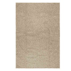 Tapis ZIZUR beige 120x170 cm aspect de jute intérieur extérieur 