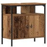 Armoire lavabo de salle de bain vieux bois 60x30x60 cm 
