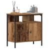 Armoire lavabo de salle de bain vieux bois 60x30x60 cm 