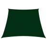 Voile de parasol Tissu Oxford trapèze 3/5x4 m Vert foncé 