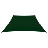 Voile de parasol Tissu Oxford trapèze 3/5x4 m Vert foncé 