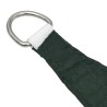 Voile de parasol Tissu Oxford trapèze 3/5x4 m Vert foncé 