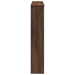 Cadre de cheminée chêne marron 100x20x100 cm bois d'ingénierie 