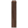 Cadre de cheminée chêne marron 100x20x100 cm bois d'ingénierie 