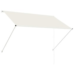 Auvent rétractable 200x150 cm Crème 