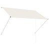 Auvent rétractable 200x150 cm Crème 